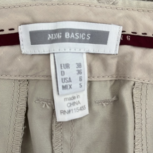 Mango Basics skirt, size 6, cream color, cotton, good condition. - Picture 4 of 4